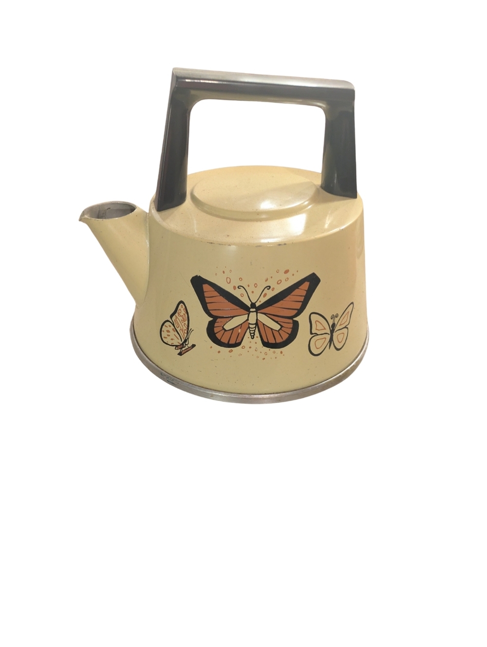 The West Bend Company (USA) Vintage Enamelwear Butterfly Teapot - Picture 5 of 5